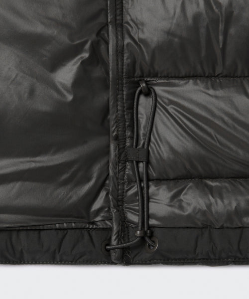 WOMENS HOODED LIGHT DOWN JACKET #韓韶禧同款! - 6 COLORS BLACK