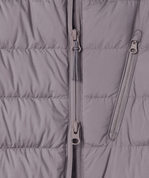 WOMENS HOODED LIGHT DOWN JACKET #韓韶禧同款! - 6 COLORS GREY