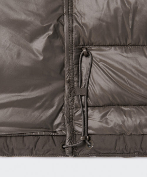 WOMENS HOODED LIGHT DOWN JACKET #韓韶禧同款! - 6 COLORS BROWN