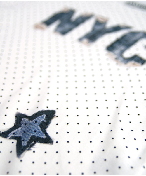 GRAPHIC DOT T-SHIRT - 2 COLORS IVORY