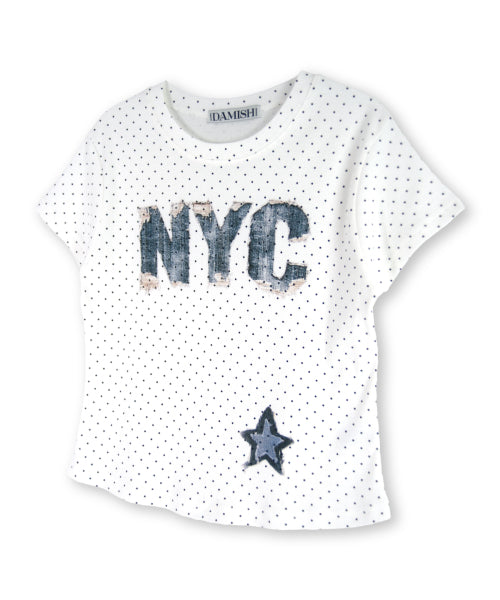 GRAPHIC DOT T-SHIRT - 2 COLORS IVORY