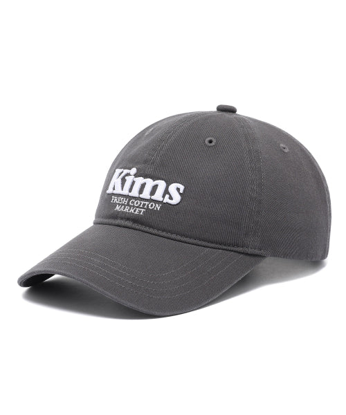KIMS BAM LOGO BALL CAP - 8 COLORS CHARCOAL