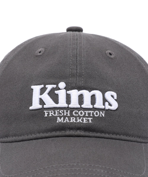 KIMS BAM LOGO BALL CAP - 8 COLORS CHARCOAL