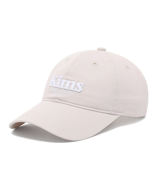 KIMS BAM LOGO BALL CAP - 8 COLORS BEIGE