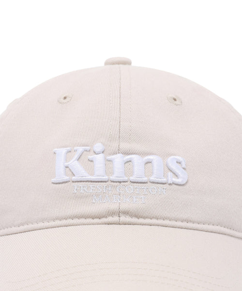 KIMS BAM LOGO BALL CAP - 8 COLORS BEIGE