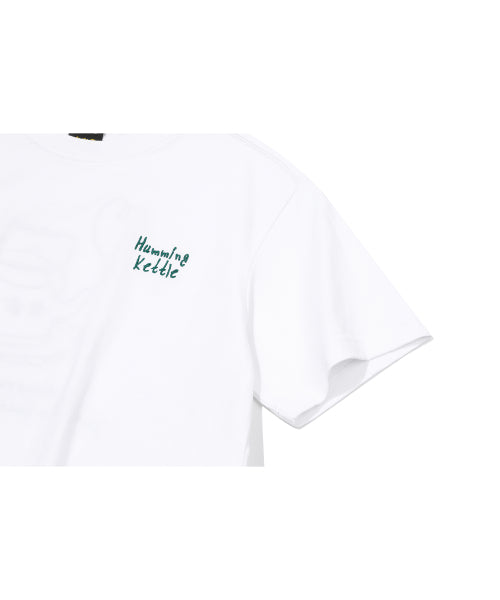 EMBROIDERY CROP SHORT SLEEVE TEE - 2 COLORS WHITE