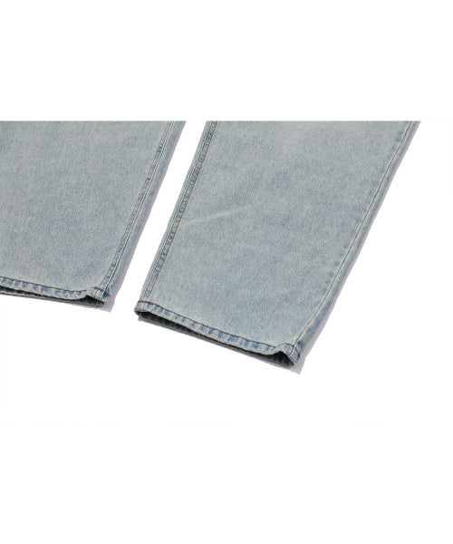 WIDE DENIM PANTS - 3 COLORS BLUE
