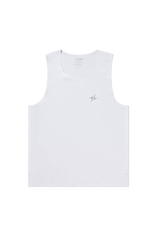 MICRO MESH PERFORMANCE SEAMLESS RUNNING SINGLET - 5 COLORS BLACK