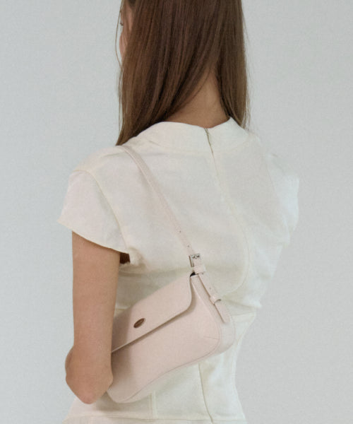 RONA FLAP SHOULDER BAG - 3 COLORS BLACK