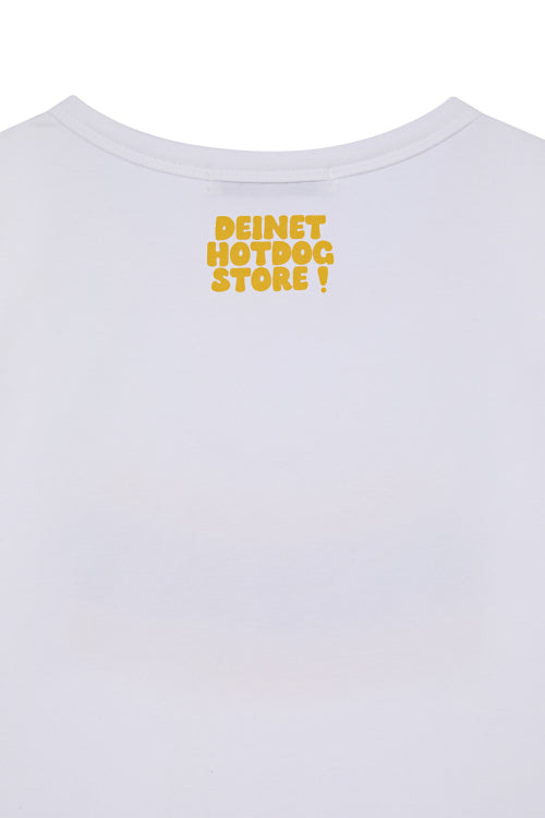 DEINET HOT DOG GRAPHICS T SHIRTS - 3 COLORS WHITE