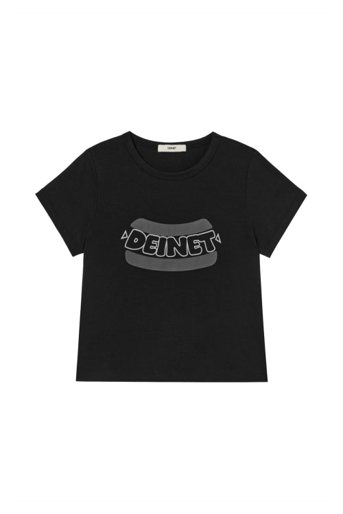 DEINET HOT DOG GRAPHICS T SHIRTS - 3 COLORS BLACK