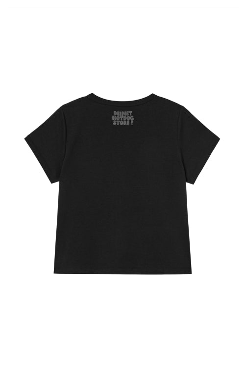 DEINET HOT DOG GRAPHICS T SHIRTS - 3 COLORS BLACK