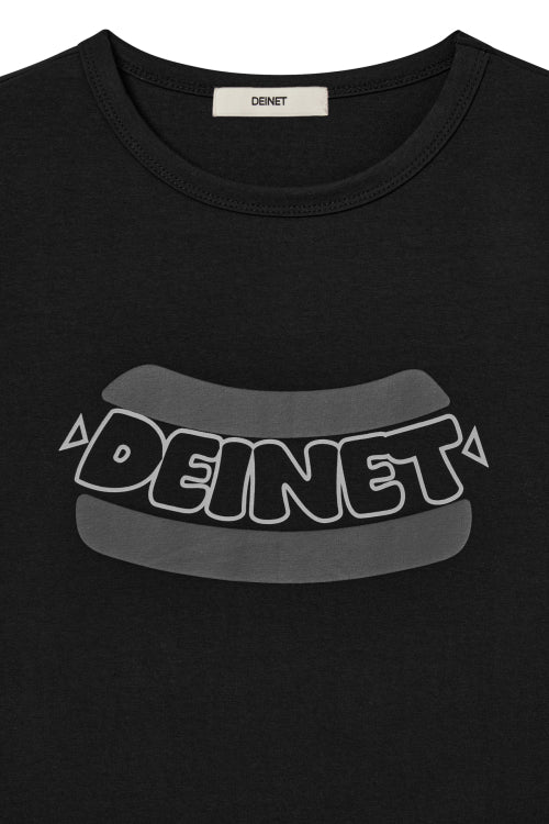 DEINET HOT DOG GRAPHICS T SHIRTS - 3 COLORS BLACK