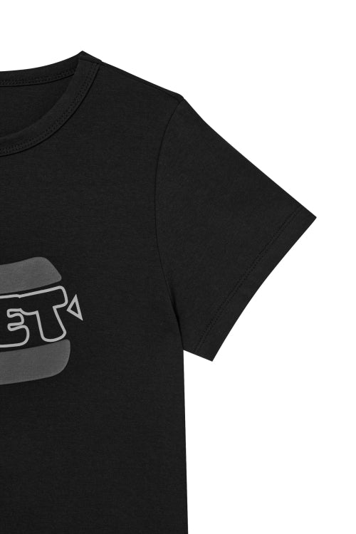 DEINET HOT DOG GRAPHICS T SHIRTS - 3 COLORS BLACK