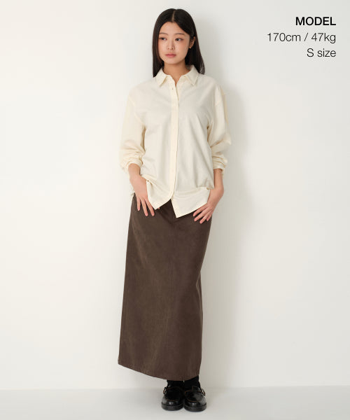 WOMENS RELAXED OXFORD SHIRT #韓韶禧同款! - 5 COLORS AS SHOWN