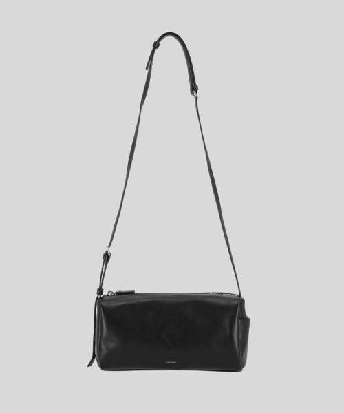 POUND SQUARE TOTE CROSSBODY BAG - 5 COLORS BLACK