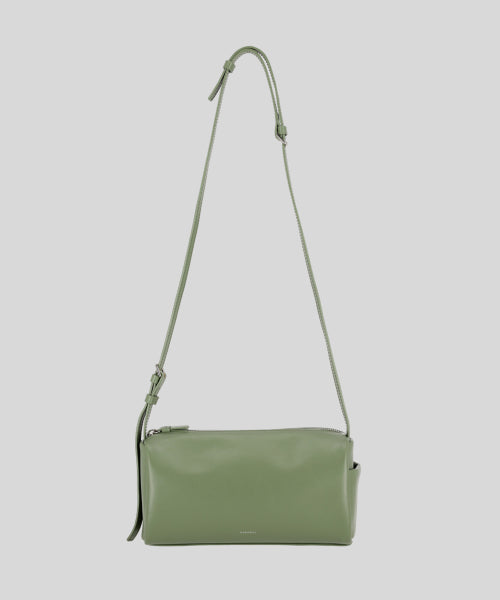 POUND SQUARE TOTE CROSSBODY BAG - 5 COLORS BLACK