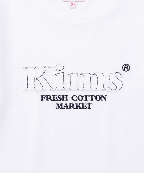 BAM SINGLE APPLIQUE TEE WHITE