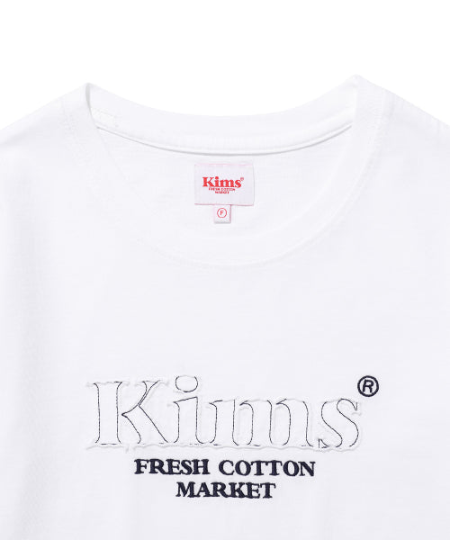 BAM SINGLE APPLIQUE TEE WHITE