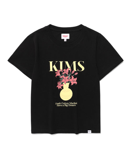 VASE CARTOON TEE - 2 COLORS BLACK