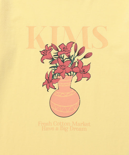 VASE CARTOON TEE - 2 COLORS YELLOW