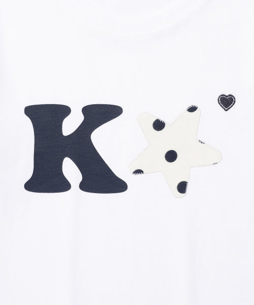 K ALPHA STAR LOGO TEE - 5 COLORS NAVY