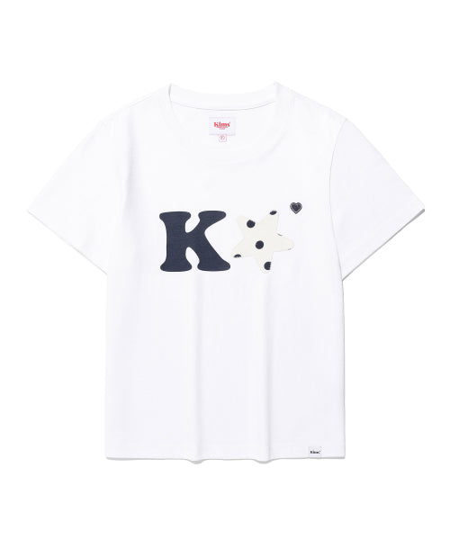 K ALPHA STAR LOGO TEE - 5 COLORS NAVY