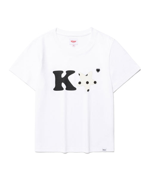 K ALPHA STAR LOGO TEE - 5 COLORS BLACK