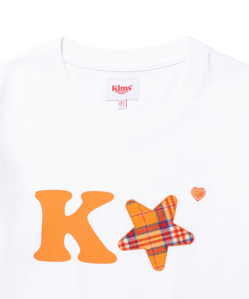 K ALPHA STAR LOGO TEE - 5 COLORS YELLOW