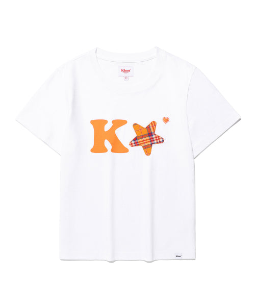 K ALPHA STAR LOGO TEE - 5 COLORS YELLOW