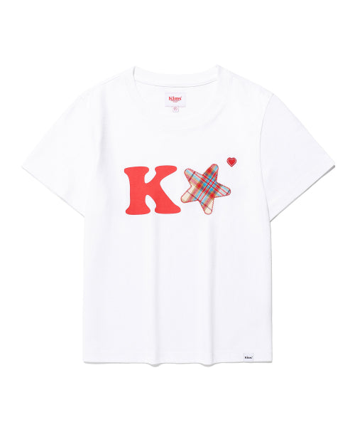 K ALPHA STAR LOGO TEE - 5 COLORS RED