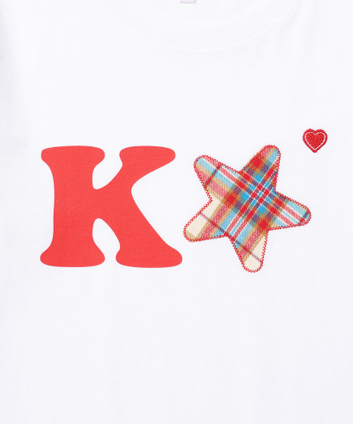 K ALPHA STAR LOGO TEE - 5 COLORS RED