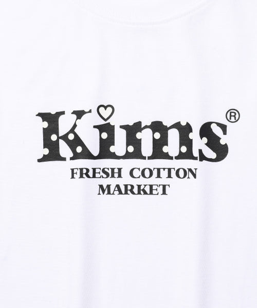 KIMS BAM LOGO DOT TEE - 2 COLORS BLACK