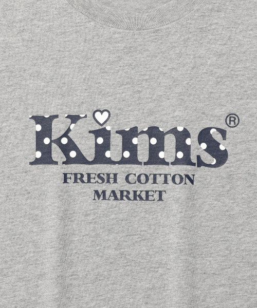KIMS BAM LOGO DOT TEE - 2 COLORS GREY