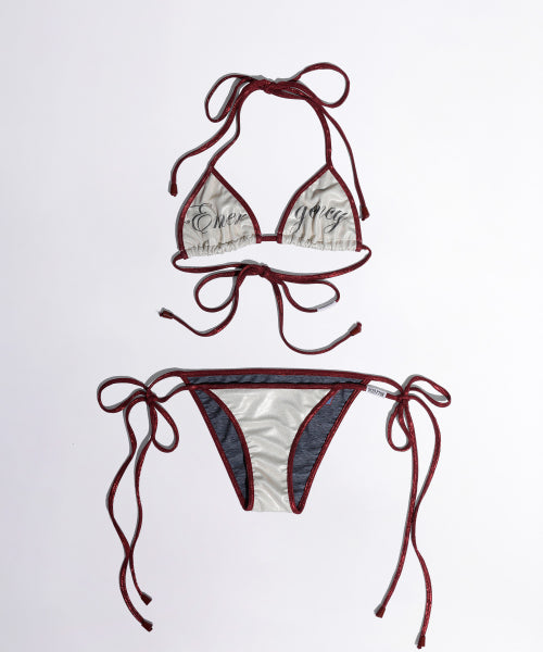 PATROL REVERSIBLE BIKINI BOTTOM - 2 COLORS MELANGE GREY