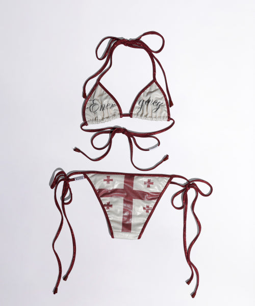 PATROL REVERSIBLE BIKINI BOTTOM - 2 COLORS MELANGE GREY