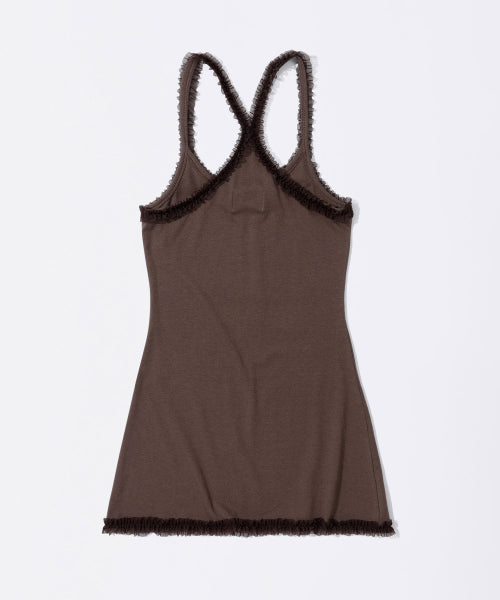 ACID FARM MINI DRESS - 4 COLORS MOCHA