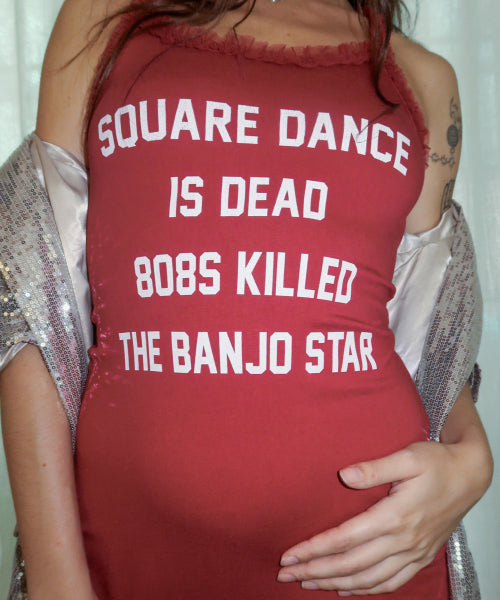ACID FARM MINI DRESS - 4 COLORS RED