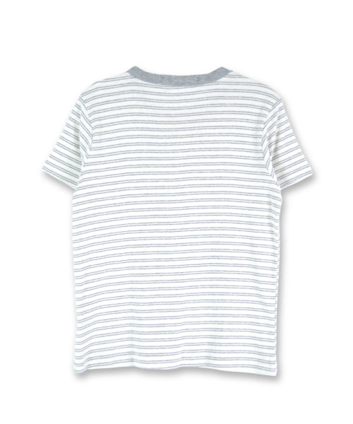 LOVE STRIPE T-SHIRT - 3 COLORS GREY