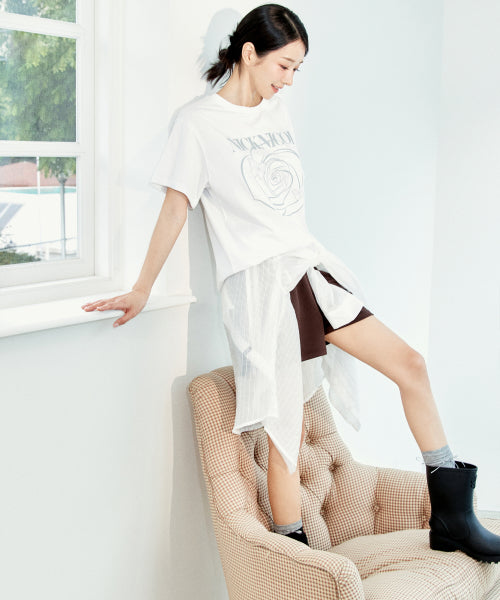NICOLE BUCKLE SHORT RAIN BOOTS #徐睿知同款! BLACK