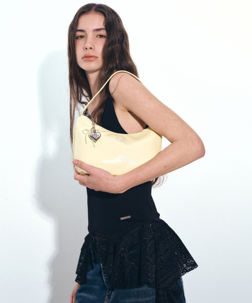 NICOLE MINI HOBO BAG #徐睿知同款! - 9 COLORS YELLOW