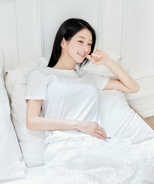 DOT FRILL LONG SKIRT #徐睿知同款! IVORY
