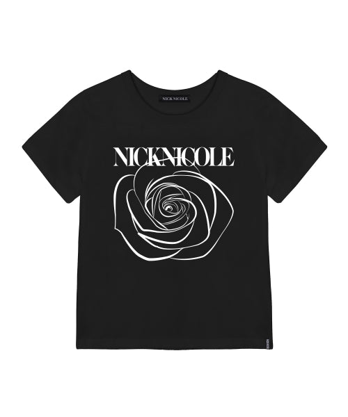 ROSE NICOLE LABEL SLIM TOP #徐睿知同款! - 5 COLORS WHITE