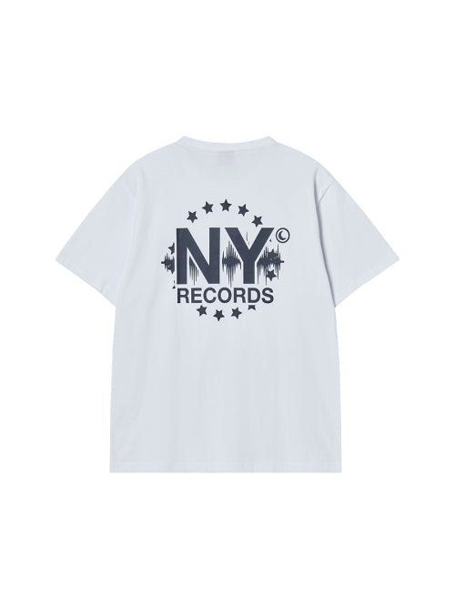 RECORDS TEE WHITE - 2 COLORS