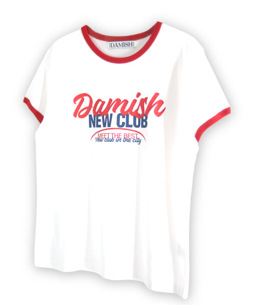 RINGER T-SHIRT - 3 COLORS RED