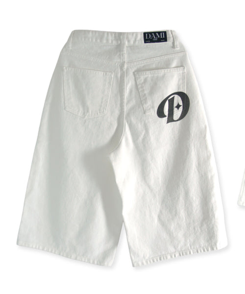 POCKET LOGO SHORTS - 2 COLORS IVORY