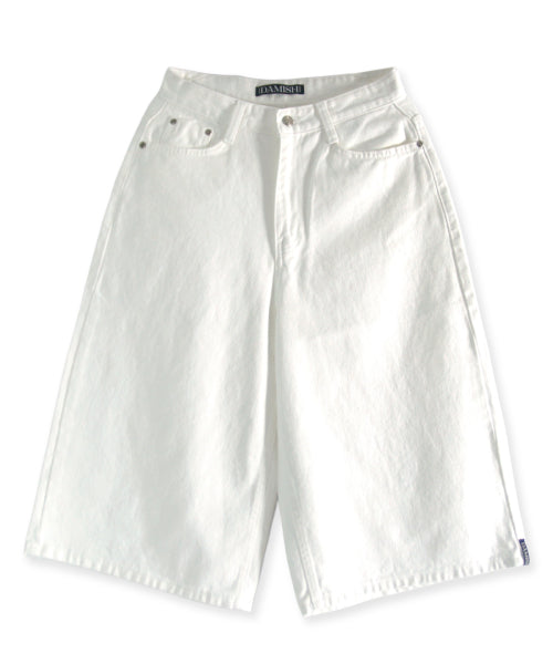 POCKET LOGO SHORTS - 2 COLORS IVORY