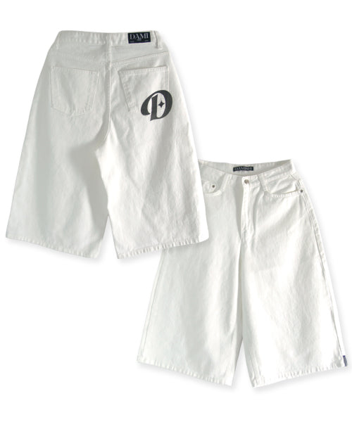 POCKET LOGO SHORTS - 2 COLORS IVORY