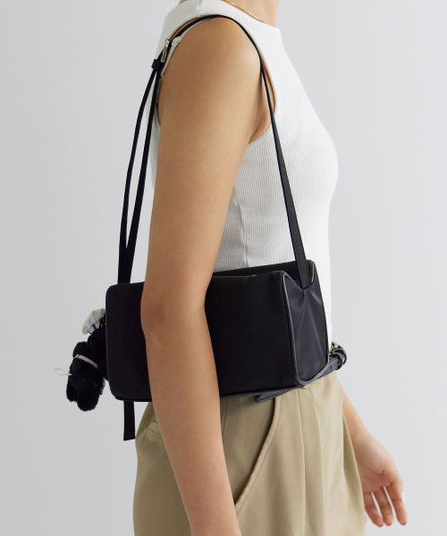 NEKO SQUARE BAG CREAM - 4 COLORS BLACK