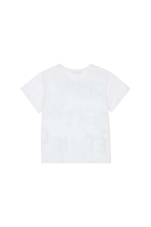 DEINET MIXED LOGO T SHIRTS - 3 COLORS WHITE